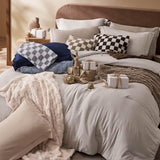 Checkered Comforter Set