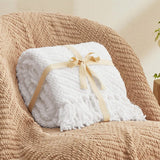 Versatile Knit Woven Chenille Blanket