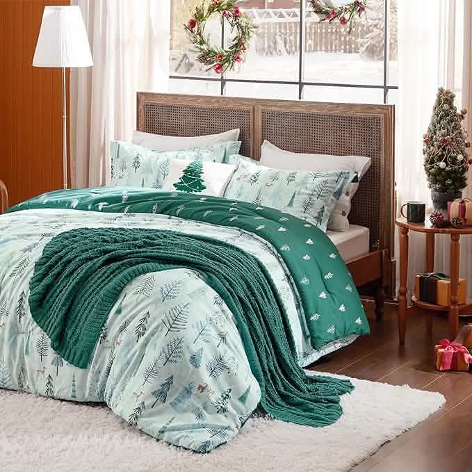 Christmas Reindeer Fair Isle Bed-in-a-bag Tree