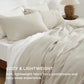 Polyester Microfiber Waffle Duvet Weave Duvet Cover Set