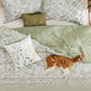 Autumn Floral Bed-in-a-bag Green