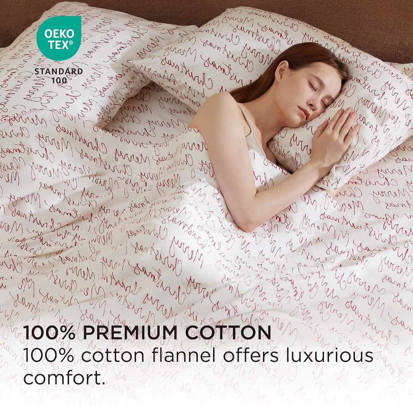 100% Cotton Flannel Sheets Burgundy