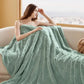 Acquard Decorative Shaggy Fleece Blanket