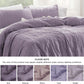 Striped Tufted Embroidery Duvet Cover Set