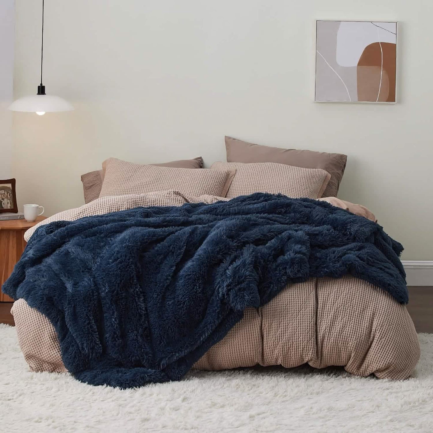Fuzzy Faux Fur Blanket