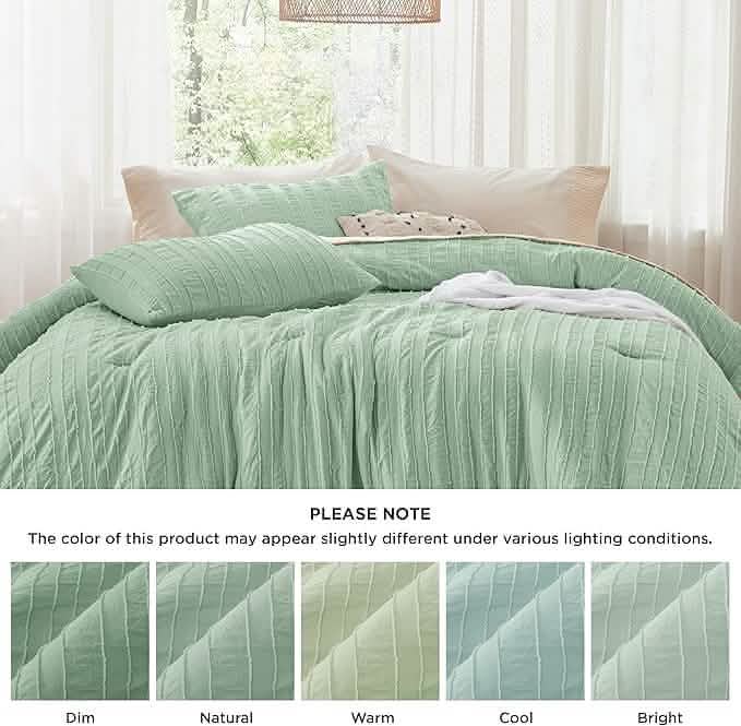 GentleSoft™ Clipped Jacquard Comforter Set