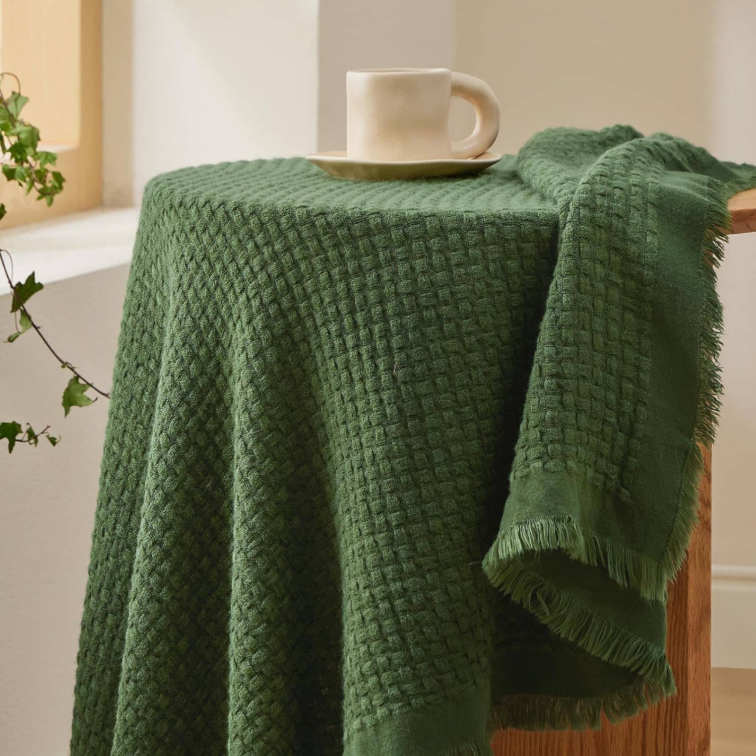 Decorative Woven Throw Blanket