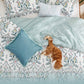 Autumn Floral Bed-in-a-bag Blue