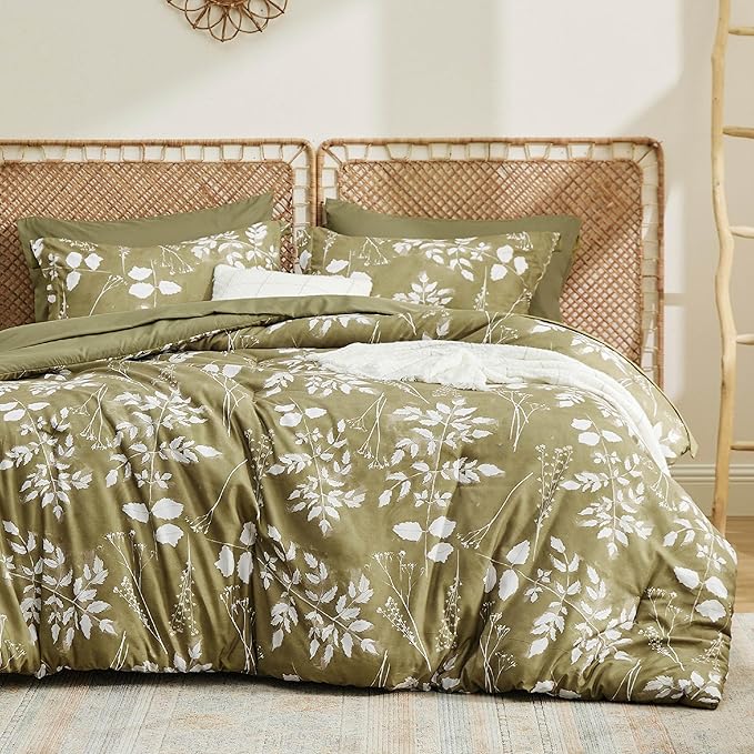 Bedsure Elegant Floral Comforter Sets