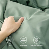 Polyester and Rayon Derived Duvet Cover Set