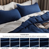 100% Cotton Waffle Weave Duvet Cover Set