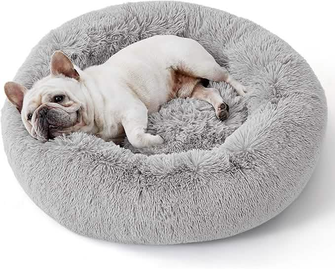 Calming Donut Bed for Dogs and Cats