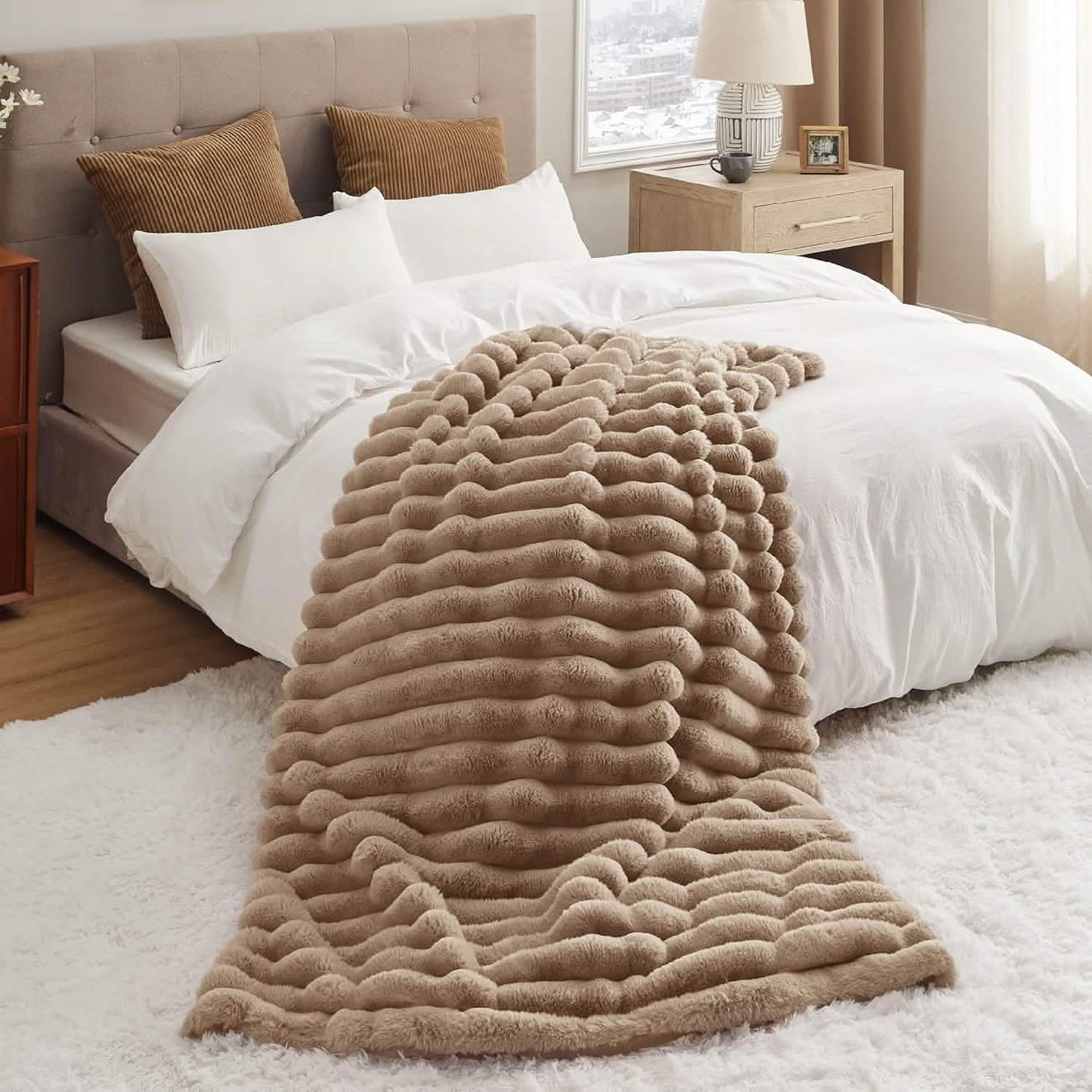 Plush Stripe Blanket
