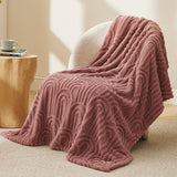 Arch Shaggy Sherpa Fleece Blanket