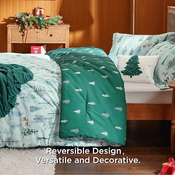 Christmas Reindeer Fair Isle Bed-in-a-bag Tree