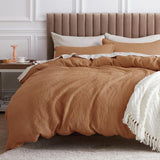 Cotton Waffle Weave Duvet Cover Set