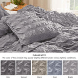 Checkered Seersucker Duvet Cover Set