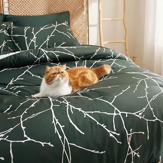 Tree Branch Floral Pattern Bed in A Bag