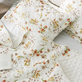 Bedsure Floral Quilt Set White