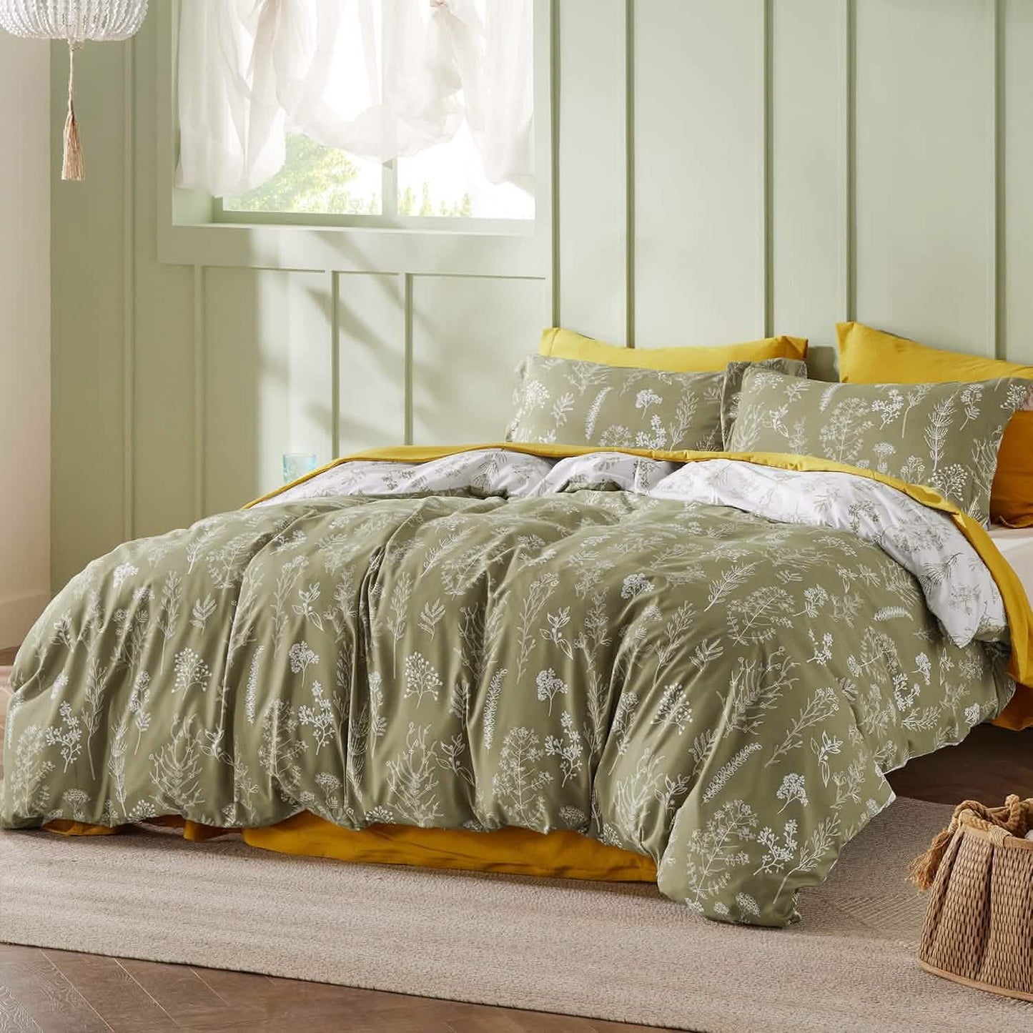 Floral Comforter Set