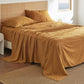 Breathable Cotton Linen Bed Sheet Set