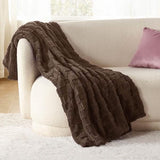 Jacquard Shaggy Sherpa Blanket