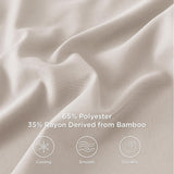 Pillowcase Polyester and Rayon Derived from Bamboo Blend