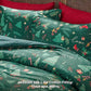 Christmas Plaid Comforter Set Green