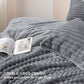 Striped Flannel Comforter Set