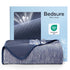 Bedsure Summer Cooling Blanket Queen Size for Hot Sleepers with Sports Mesh Design, Arc-Chill Q-Max 0.4 Lightweight Breathable Ice Cold Blanket for Night Sweats, 90 x 90 Inches, Mesh Grey