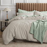 Cotton Waffle Weave Comforter Set