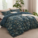 Reversible Floral Duvet Cover Set