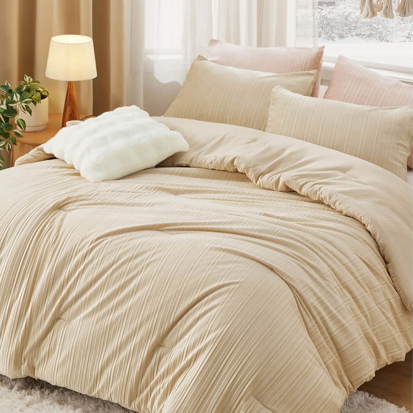 Fluffy Comforter Set