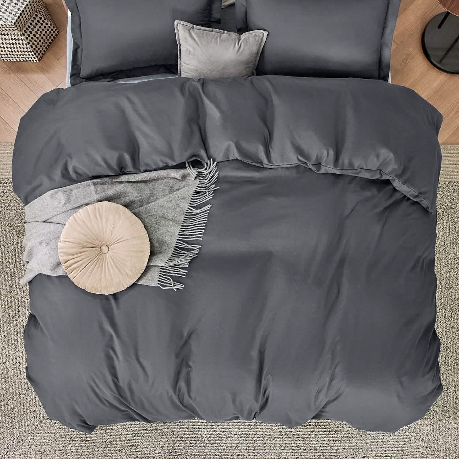 Brushed Polyester Microfiber Duvet Cover Set