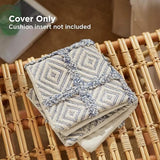 Boho Tufted Geometric Decorative Pillow Cover