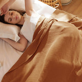 Bedsure 100% Cotton Gauze Spring Throw Blanket