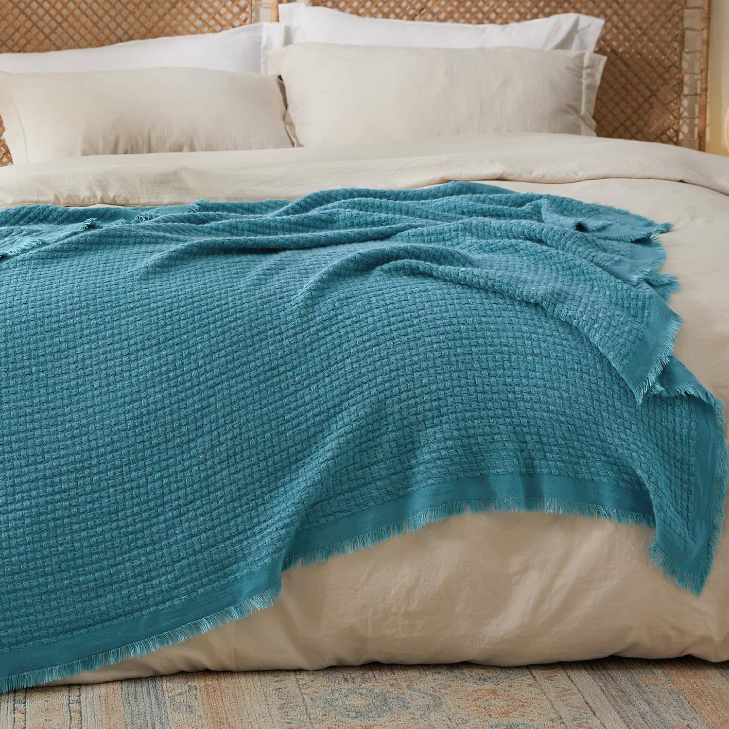 Decorative Woven Throw Blanket