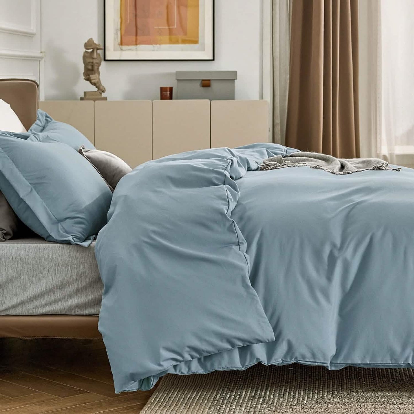 Brushed Polyester Microfiber Duvet Cover Set