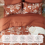 Bedsure Elegant Floral Comforter Sets