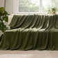 100% Cotton Herringbone Woven Blanket
