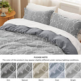 Clipped Jacquard Duvet Cover Set