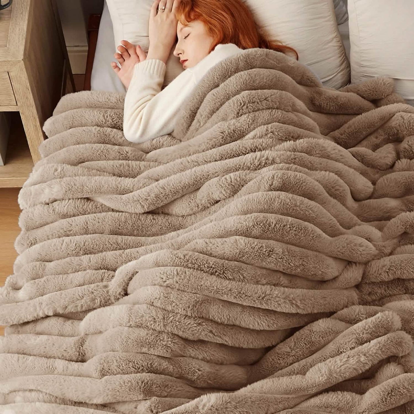 Plush Stripe Blanket