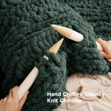 Chunky Knit Chenille Blanket