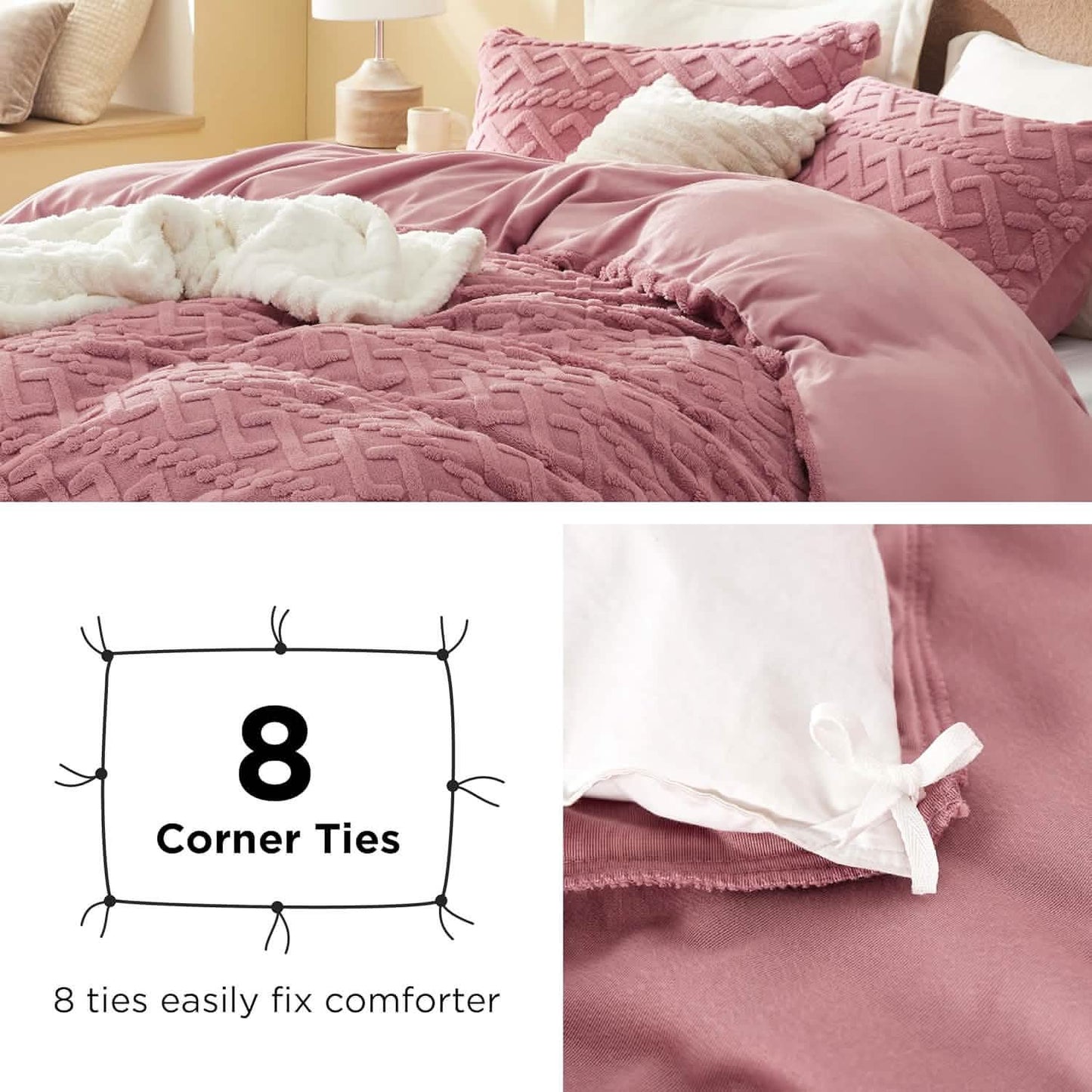 Fluffy Boho Duvet Cover Set