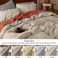 Cotton Linen Hybrid Duvet Cover Set