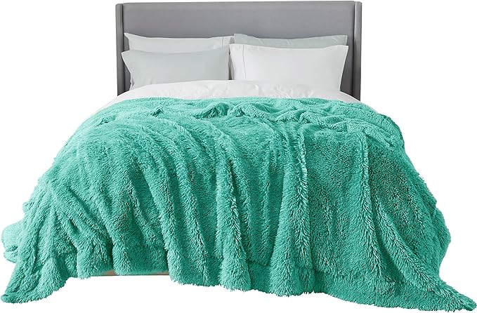 Bedsure Fuzzy Faux Fur Blanket