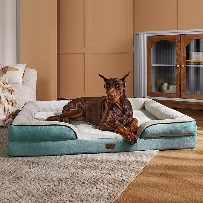 Orthopedic Flannel Dog Sofa