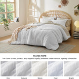 Jacquard Comforter Set Cable Stripe