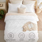 Puffy Jacquard Comforter Set
