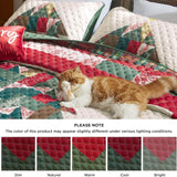 Bedsure Christmas Modern Patchwork Quilt Set Tree